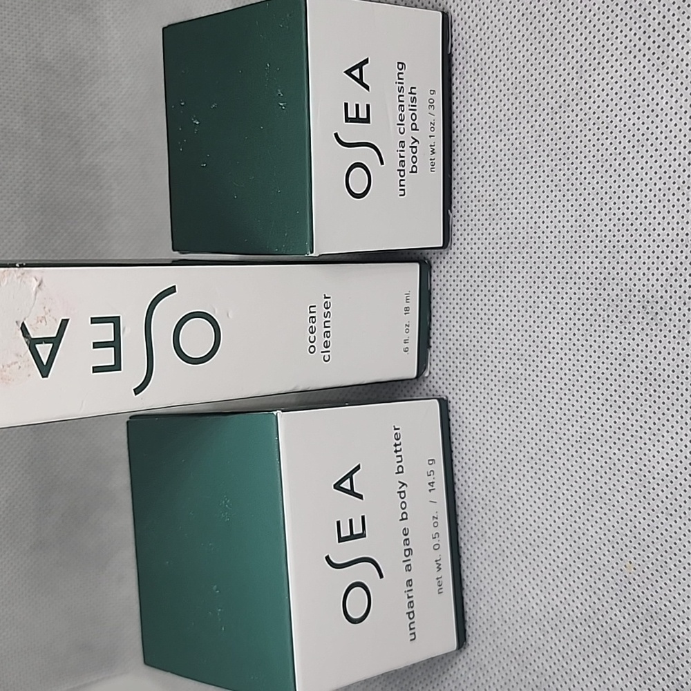OSEA VEGAN SKINCARE 3pc SET. NIB.